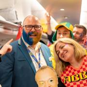 Eurovision superfans were delighted to a themed train journey from London to Liverpool ahead of the song contest