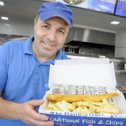 Fish Net owner Sava Mylonas serves the best fish and chips in Warrington