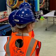 Children at Croft Primary School became engineers for the day with a visit from a leading rail consultancy firm