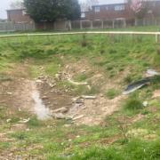 A public green space in Culcheth has been turned into a dumping ground following a lack of maintenance, according to a disgruntled resident
