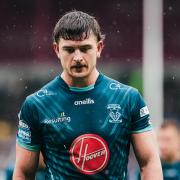 Jordy Crowther dejected following Wire's play-off loss to St Helens