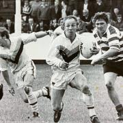 Parry Gordon at the back end of his Warrington playing career