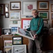Tom Bates is a 90-year-old artist from Padgate with a mission to sell all his beloved paintings