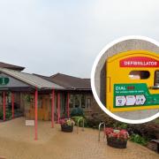 St Rocco's Hospice has received a grant from the Department of Health and Social Care for the new defibrillator