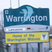 The Warrington sign was changed in 2011