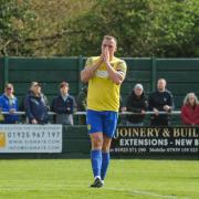 Josh Amis shows his frustration during the defeat to Hereford