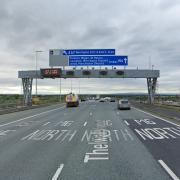 The incident occurred on Thelwall Viaduct. Picture: Google Maps