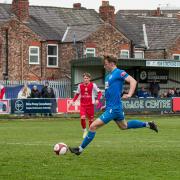 Ben Hardcastle converts a penalty to seal victory over Ilkeston Town
