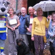 Residents and staff from Westy Hall CLS Care Home take part in the walk
