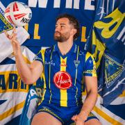 Toby King in the new Warrington Wolves third kit