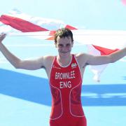 Alistair Brownlee crossed the line 49 seconds ahead of second-placed South Africa