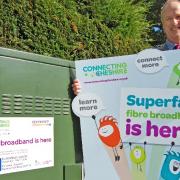 Cllr Paul Kennedy has been lobbying for better broadband in the area