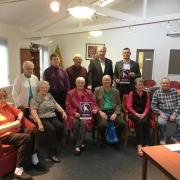 Warrington South MP David Mowat spoke to elderly residents at Mulberry Court about the campaign