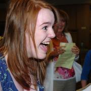 Overwhelmed Rachel Arthur received an A in IT, B in Theatre and a B in Sociology.