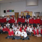 Youngsters at the school enjoyed the ‘smart heart’ workshop