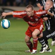 Jay Spearing in action in Warrington for Liverpool Reserves