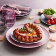 Marks and Spencer is selling a 'love sausage' this Valentine's Day. Pic credit: Marks and Spencer
