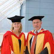 Colin and Wendy Parry receive their honorary degrees