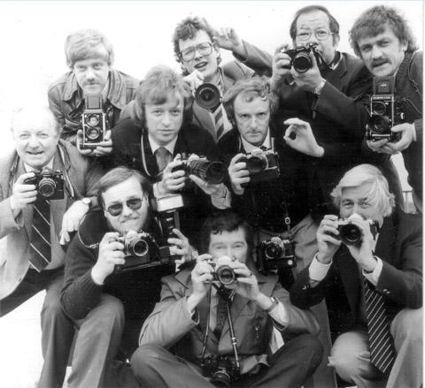 Our photographers are a vital part of the Warrington Guardian - here is a snap of our photography team from the 1970s.
