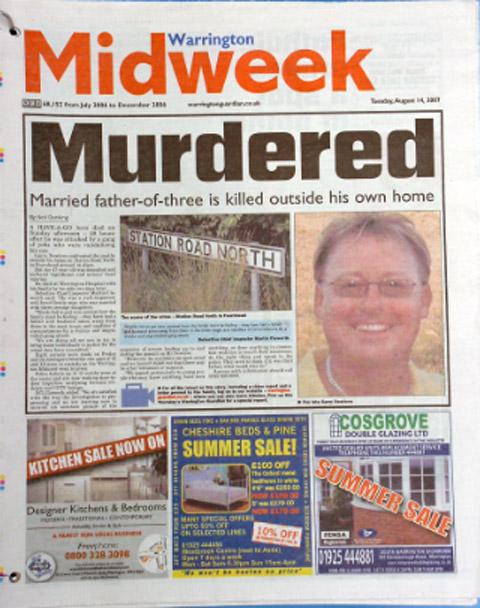 How we covered the tragic story of Garry Newlove, who was attacked outside his Warrington home in 2007