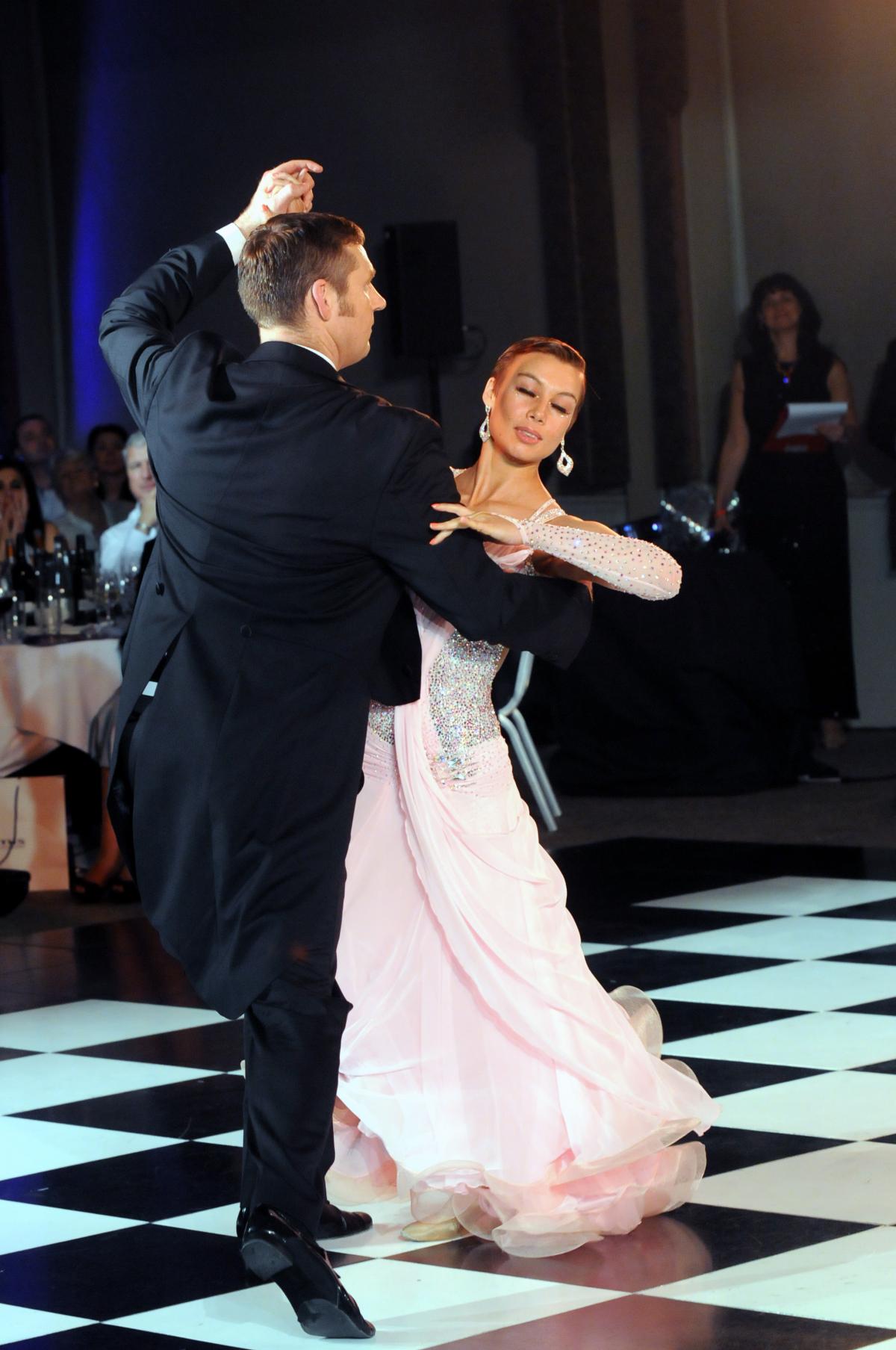 Paul Gallon dances the waltz