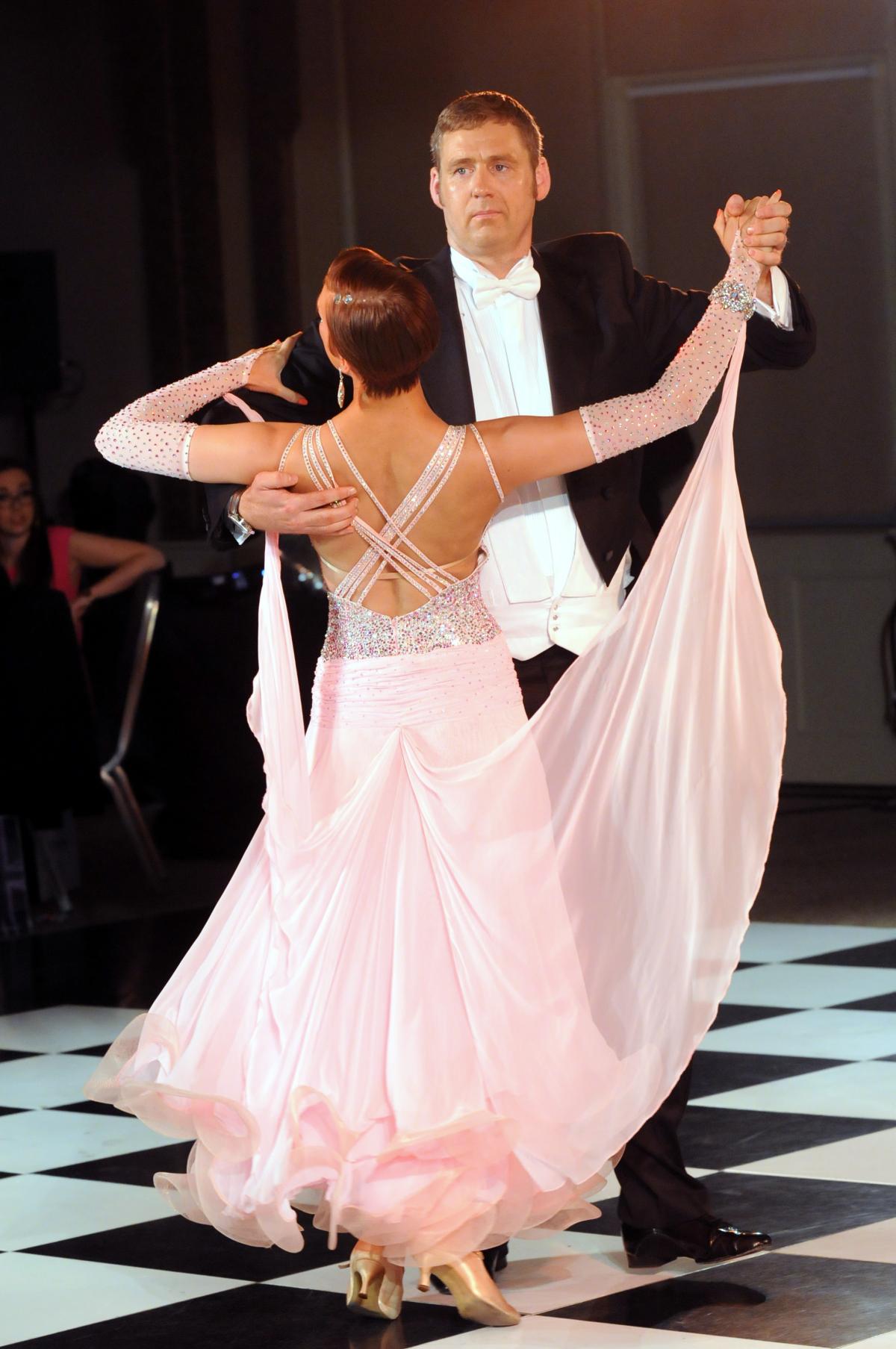 Paul Gallon takes a twirl on the dance floor