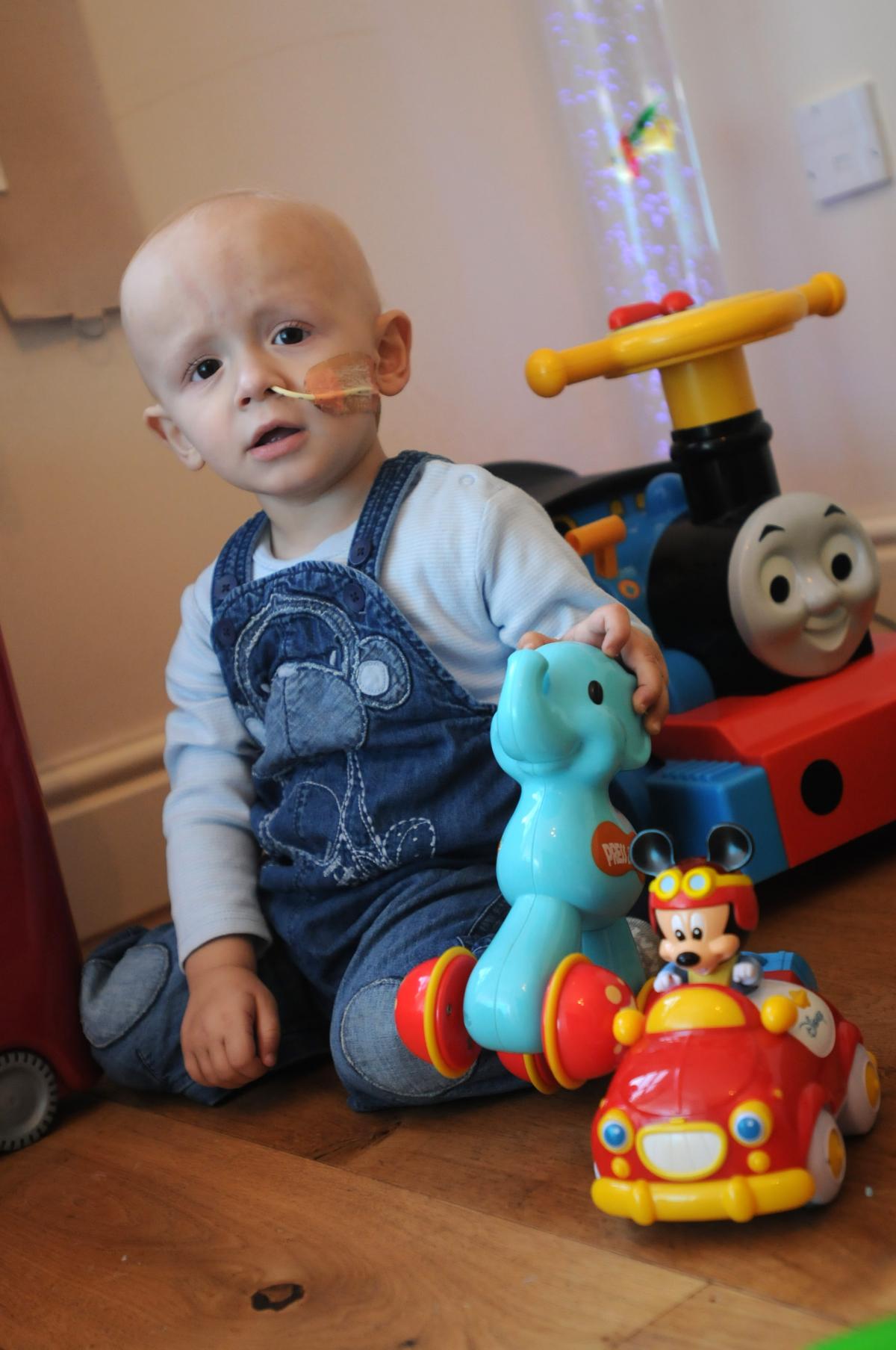 Parker Royle from Great Sankey is battling a rare form of cancer.