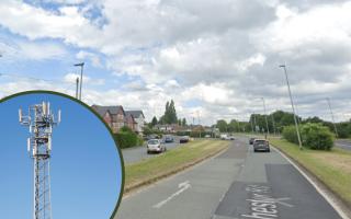 A new 5G phone mast could be set for installation in Hollins Green