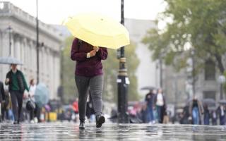 Strong winds and heavy rain expected as the Met Office issues a yellow weather warning