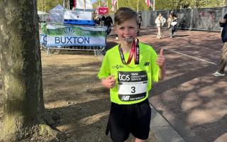 Alby Renshaw wins third place in Mini London Marathon