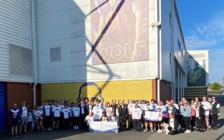 Around 80 people took part in this years fundraising walk