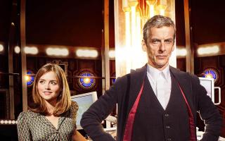 Jenna Coleman and Peter Capaldi star in Doctor Who. Picture courtesy of PA Photo/BBC/Ray Burmiston