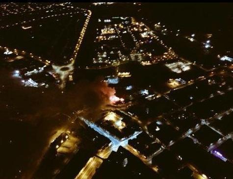 Warrington West NPU posted these photos on Facebook, which were taken from a police helicopter.