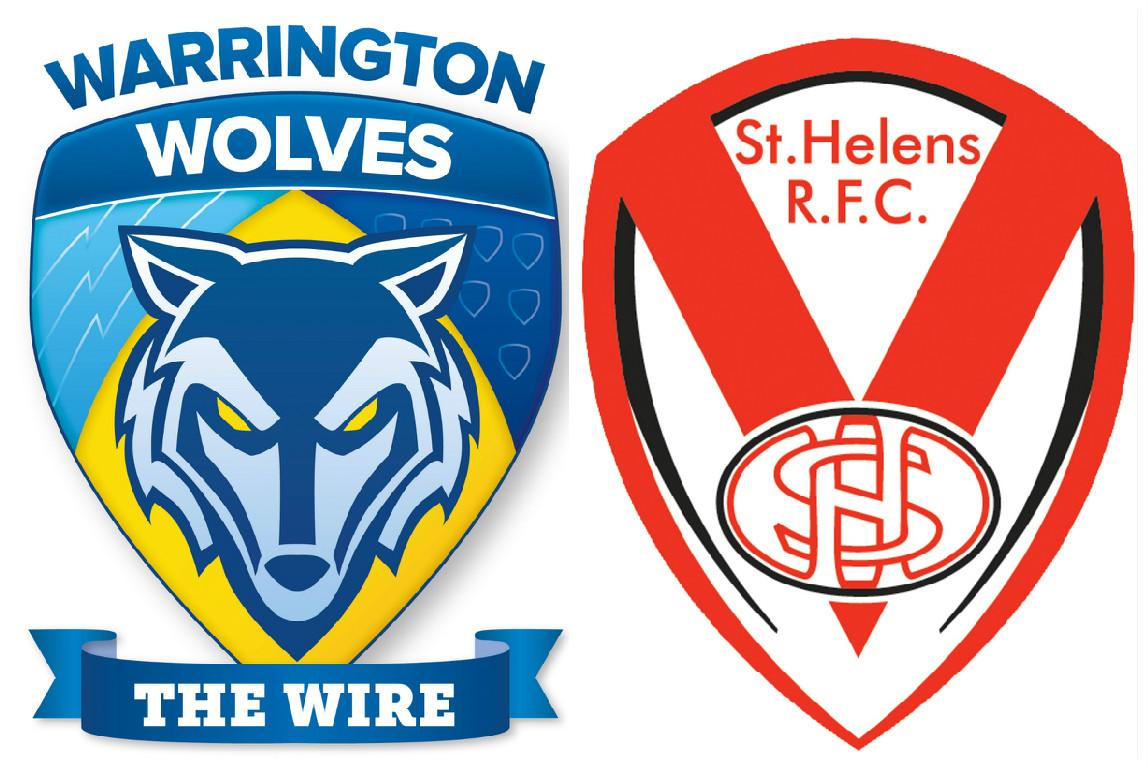 All the action as Warrington Wolves take on St Helens in the opening game of the Super 8s. Pictures by Mike Boden