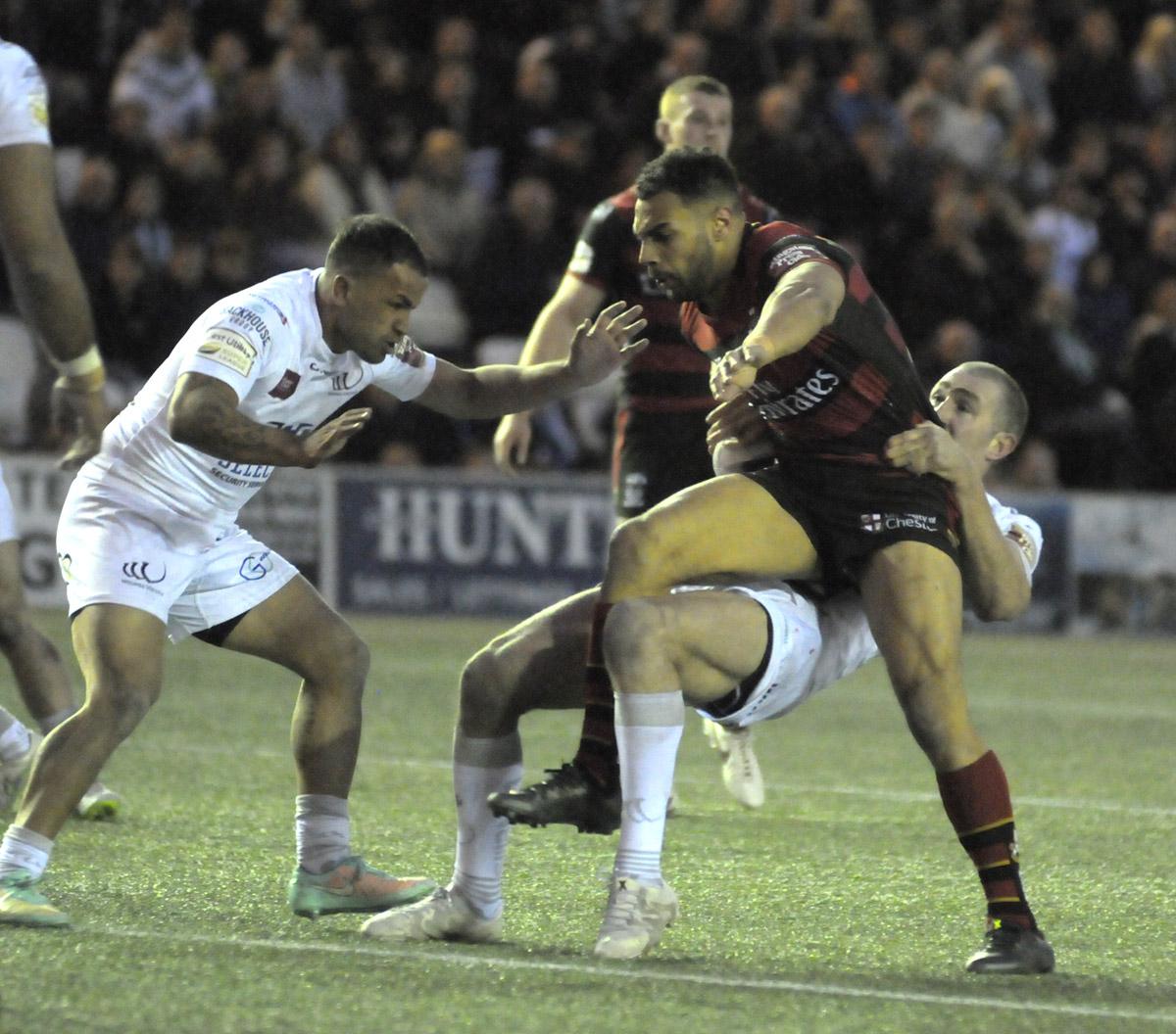 Super League Round 12 action from the Select Security Stadium. Pictures by Mike Boden