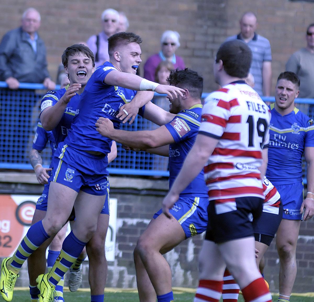 Action from Challenge Cup sixth-round tie at Bower Fold. Pictures by Mike Boden