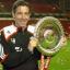 Gary Ablett with the play-off shield