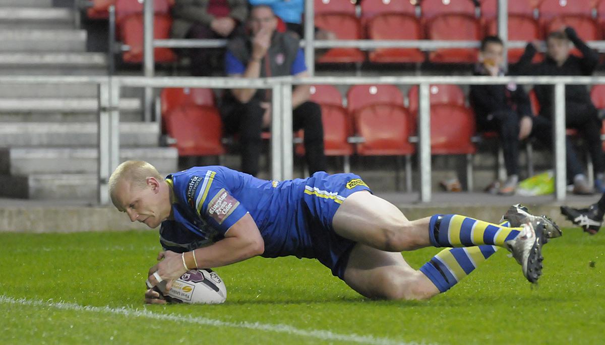 Action from The Wire's Super League Round 17 clash at Langtree Park. Pictures by Mike Boden