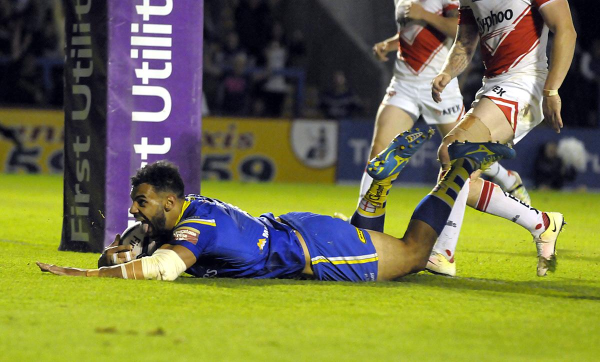 All the action as Warrington Wolves take on St Helens in the opening game of the Super 8s