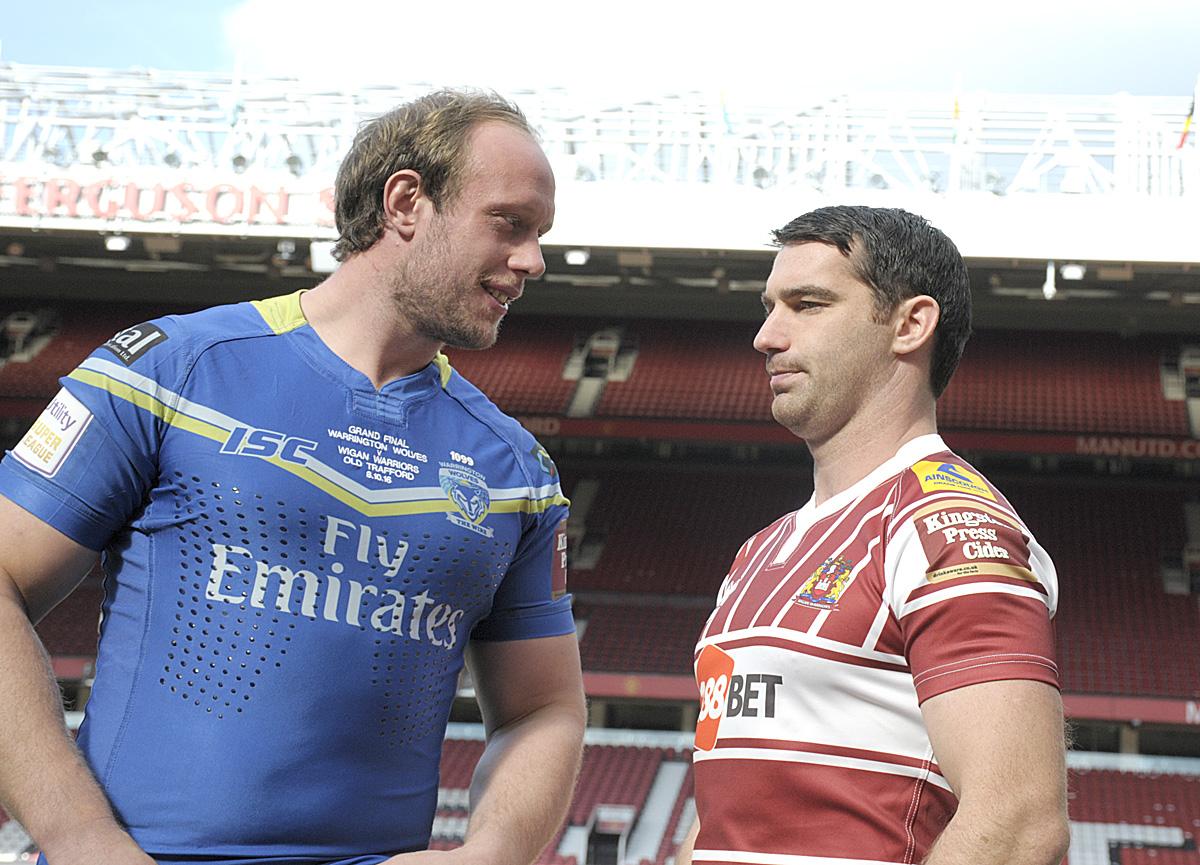 Best moments from the Warrington Wolves v Wigan Warriors 2016 Grand Final press conference at Old Trafford. Pictures by Mike Boden