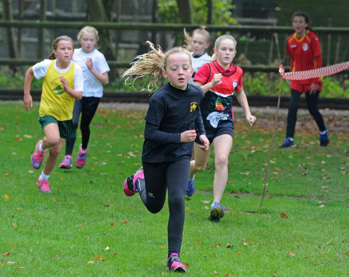 Action from Warrington Athletics Club's Schools Cross Country League Round One 2017 at Walton Hall Gardens. Pictures by Paul Heaps