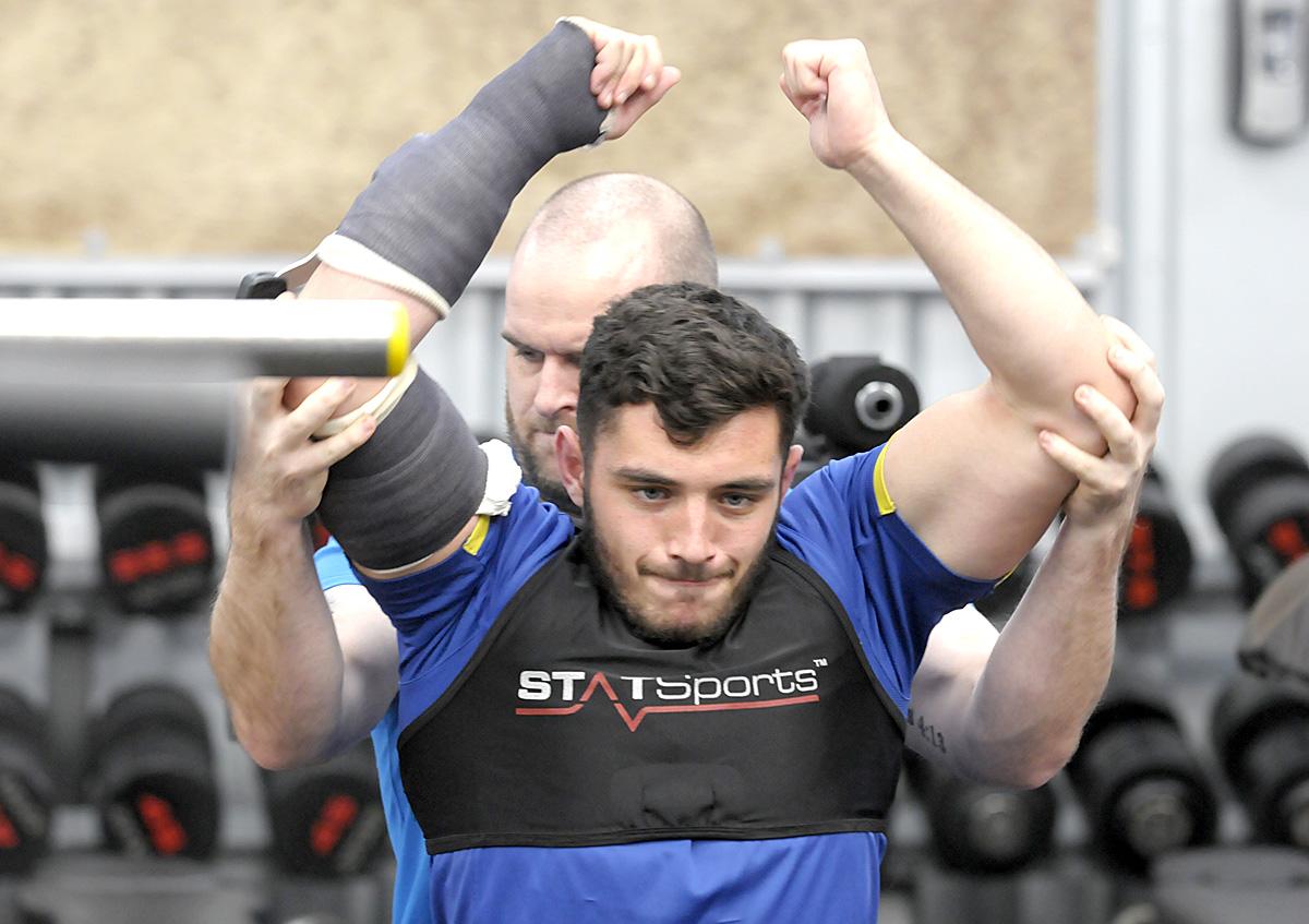 Wolves players are put through their paces as preparations for the Super League season get underway. Pictures by Mike Boden