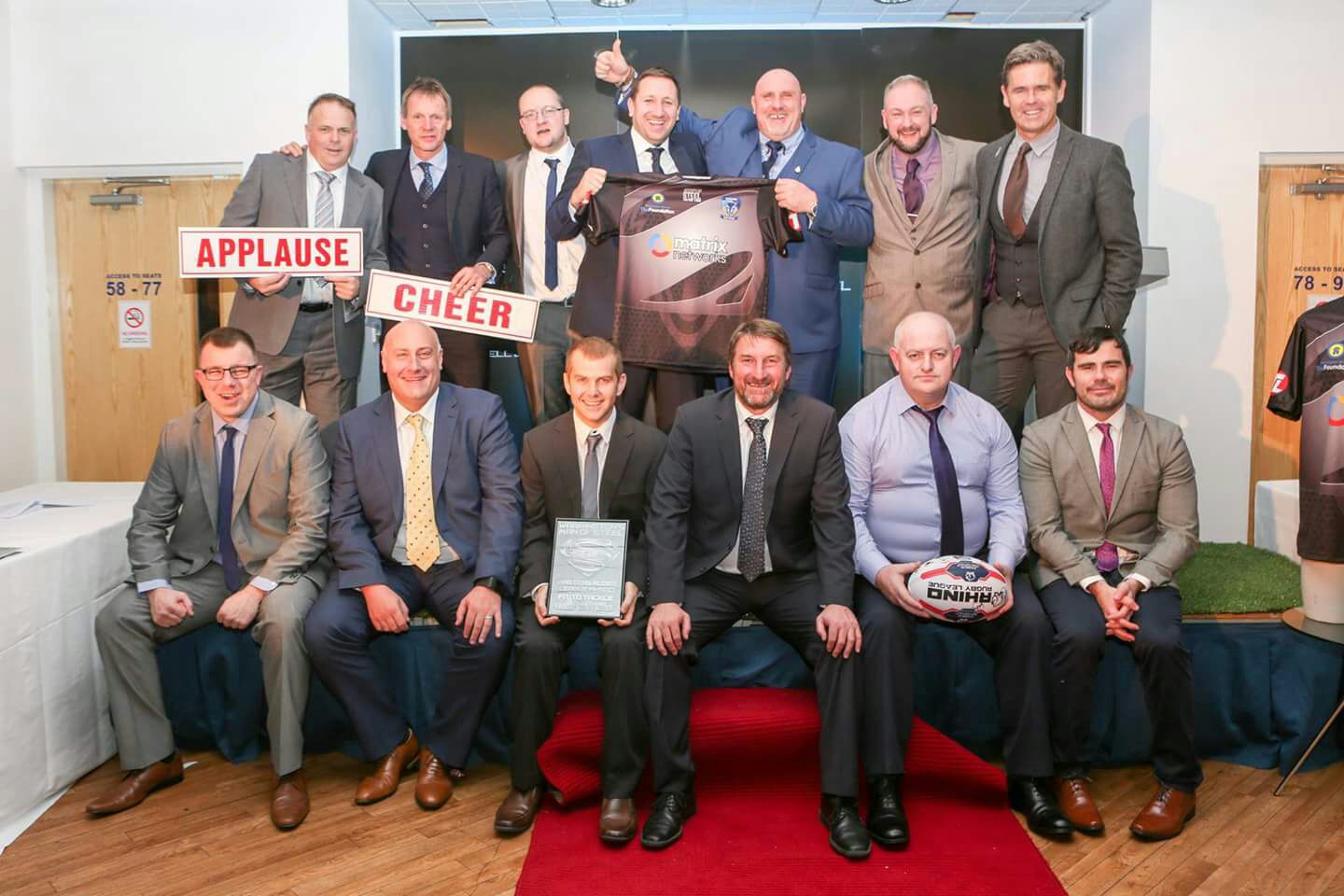 Touch rugby team picks up award after losing 40st in first year - Warrington Guardian