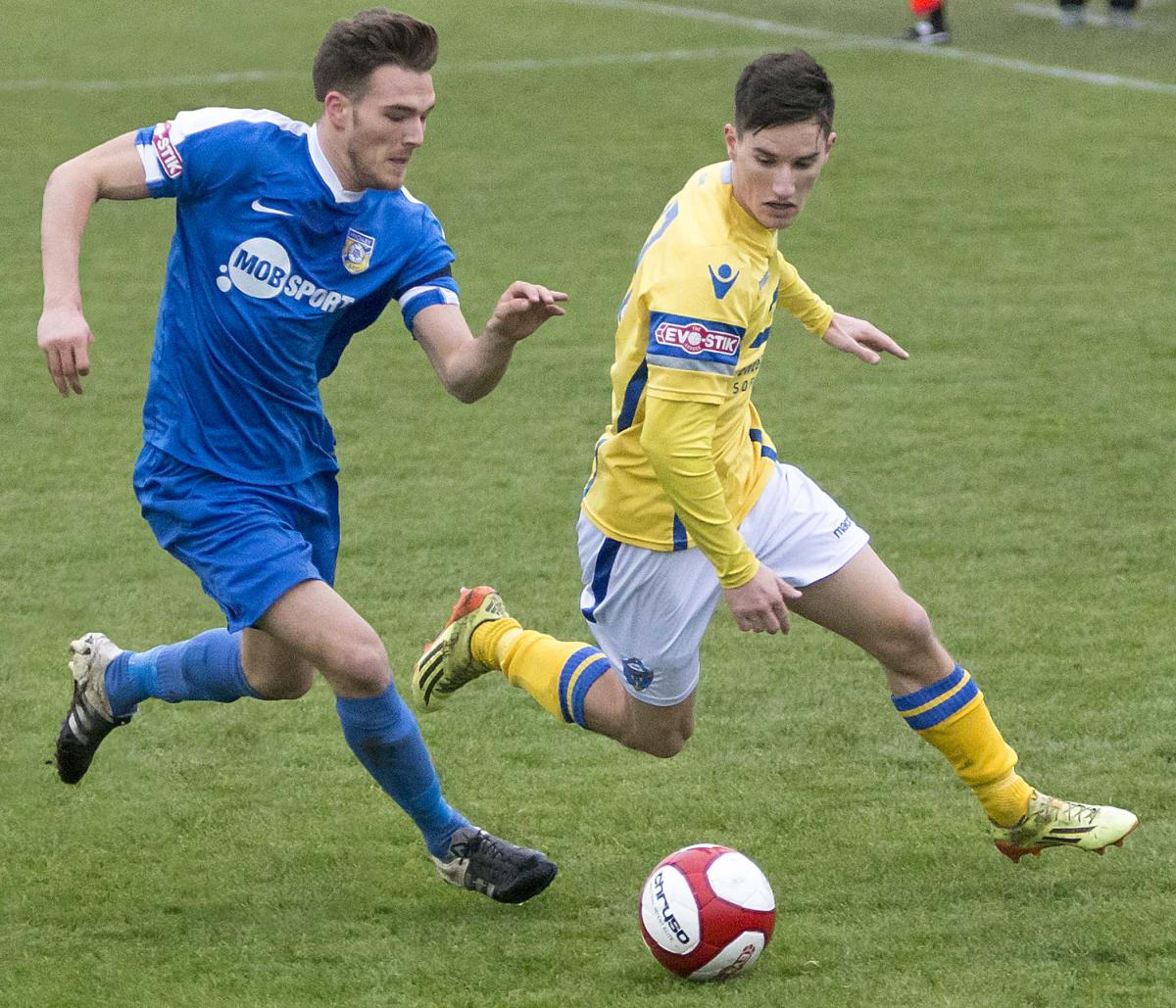 All the action as Warrington Town make it back-to-back victories with a comfortable win at Frickley. Pictures by John Hopkins