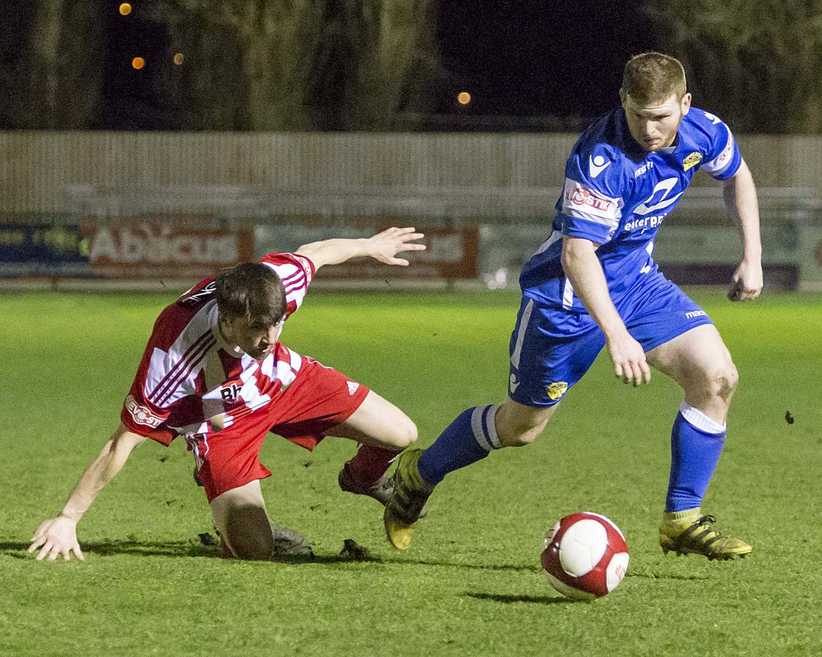 All the action as Yellows produce a fine victory at promotion-chasing Stourbridge. Pictures by John Hopkins