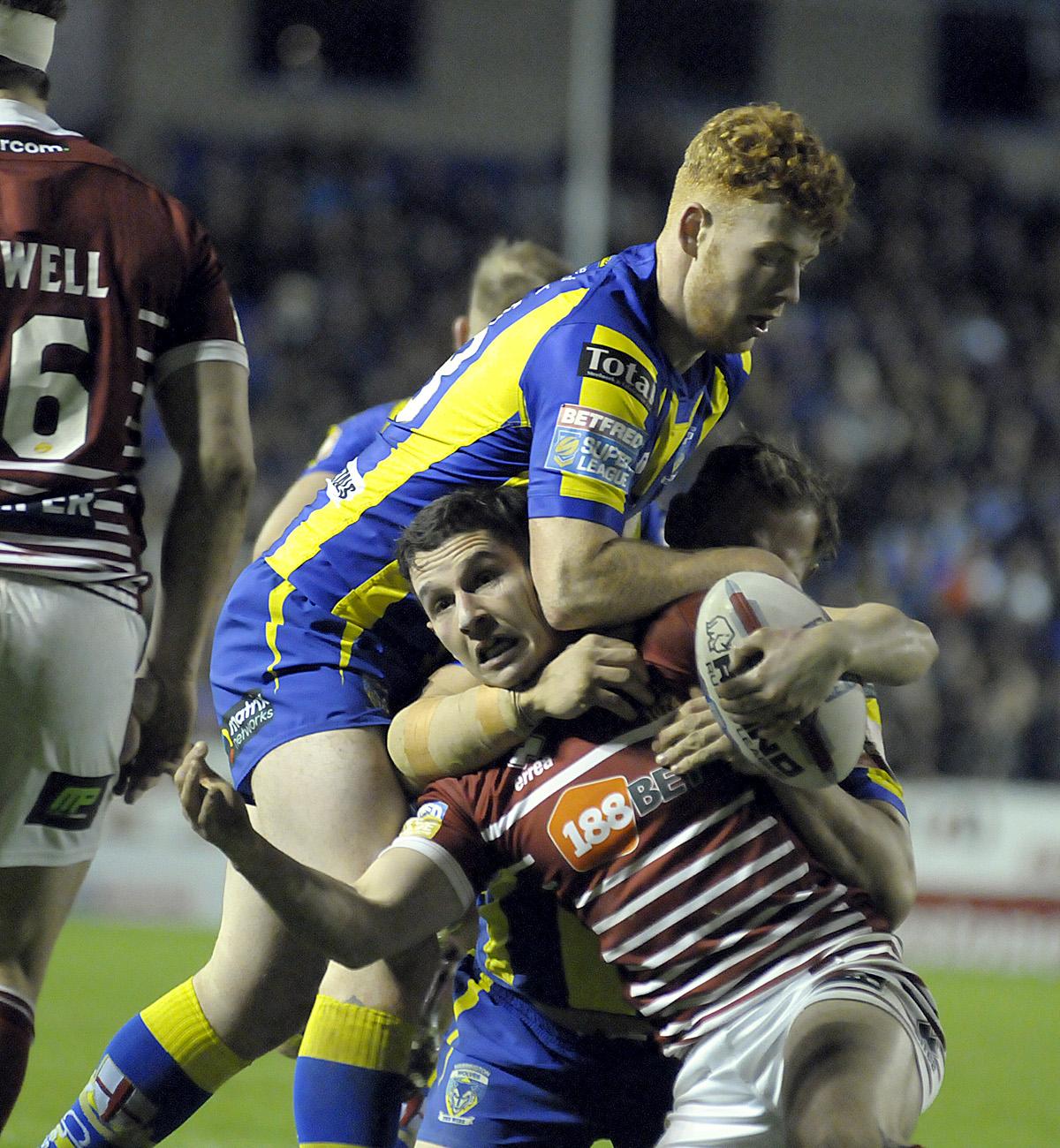 All the action from Wolves' Super League clash with neighbours Wigan. Pictures by Mike Boden