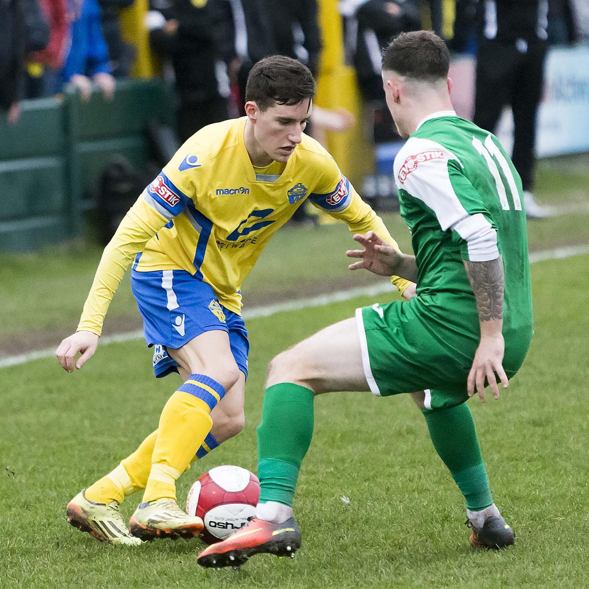 All the action from Warrington Town's 2-1 victory over Frickley Athletic. Pictures by John Hopkins.
