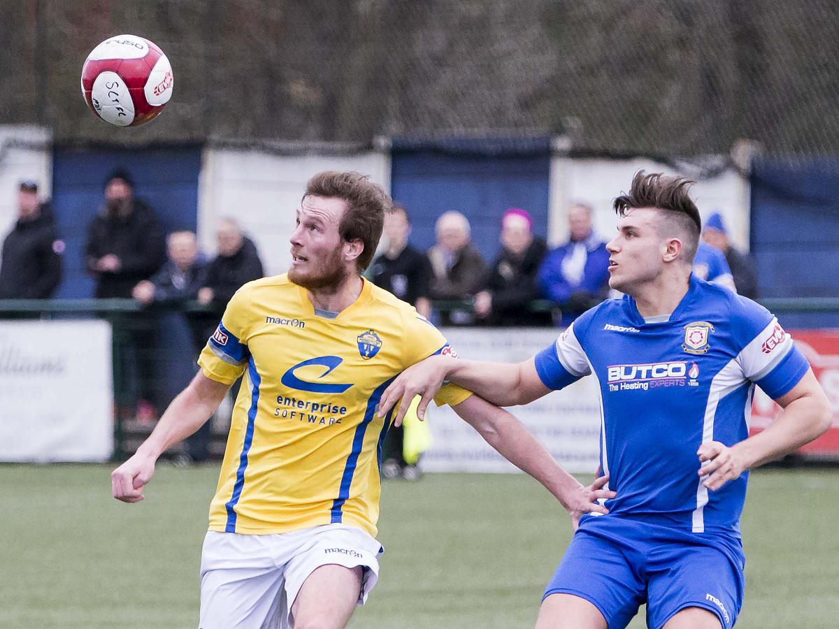 All the action as Yellows boosted their play-off push with victory at Sutton Coldfield. Pictures by John Hopkins