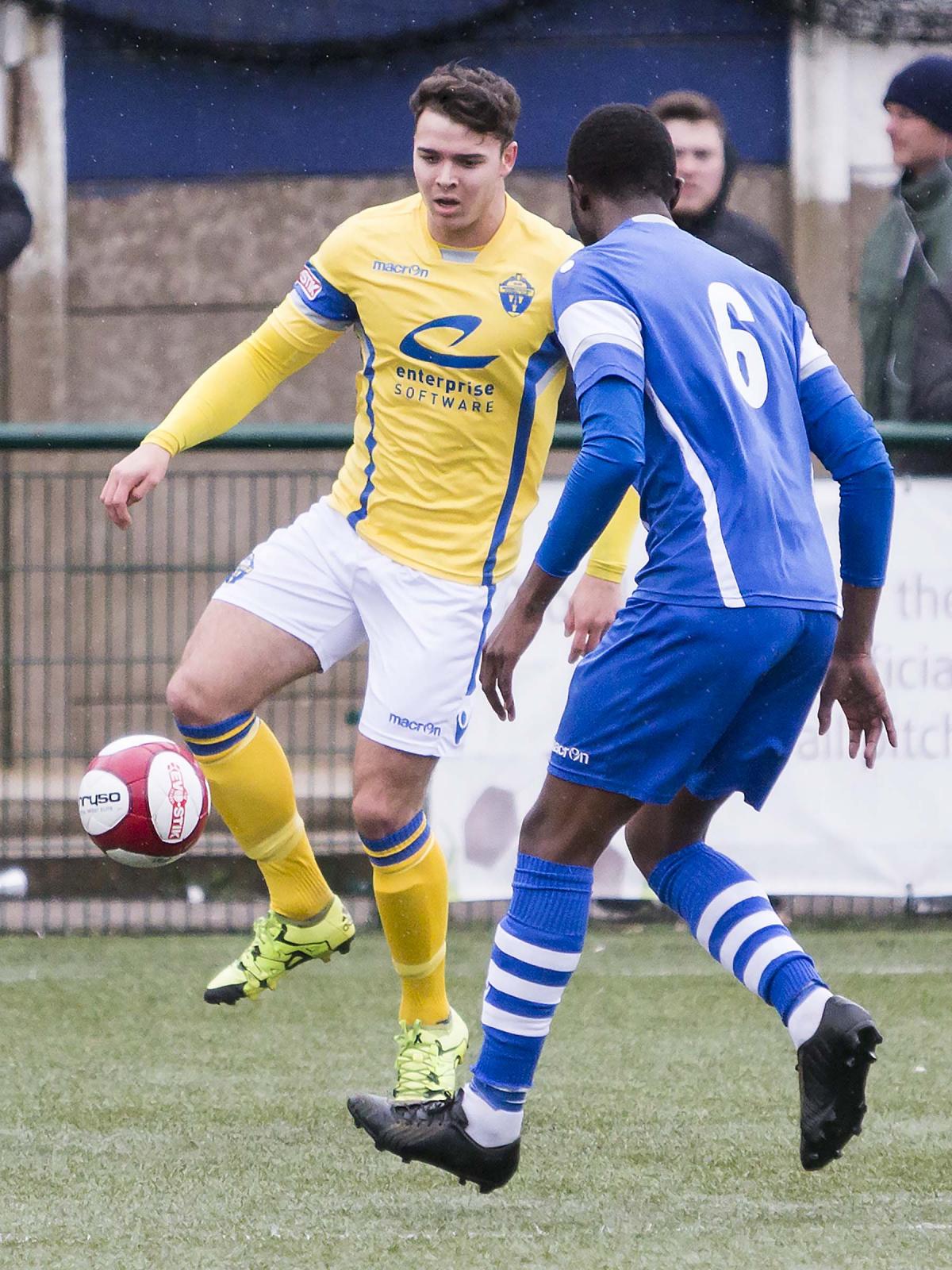 All the action as Yellows boosted their play-off push with victory at Sutton Coldfield. Pictures by John Hopkins
