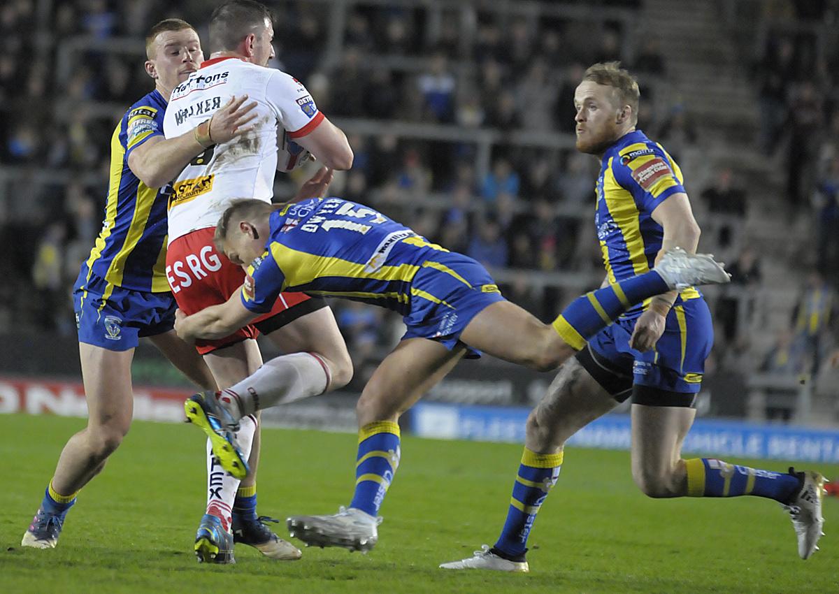 All the action from Wolves' trip to near neighbours St Helens. Pictures by Mike Boden